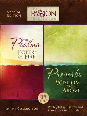 cover image of Psalms Poetry on Fire and Proverbs Wisdom From Above
